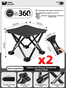 Portable No-seat Maza Folding Stool