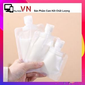 Túi Chiết Mỹ Phẩm Du Lịch 30ml /50ml /100ml Đựng Dầu Gội Dầu Xã Sữa Tắm  Có Thể Tái Sử Dụng - Túi Chiết Dầu Gội Mĩ Phẩm Trong Suốt Tiện Lợi