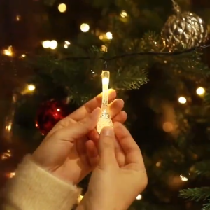 Christmas Lights Solar Water Drop String Light Fairy Lights Outdoor Decorative String Lights Solar LED String Lights Ambient Light Decorative Courtyard Garden Balcony Terrace Roof Waterproof Water Drop Light