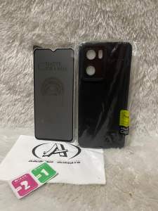 Paket 2 IN 1 SoftCase OPPO A57 2022/A77S 4G Slicon HP Case + Antigores Spay