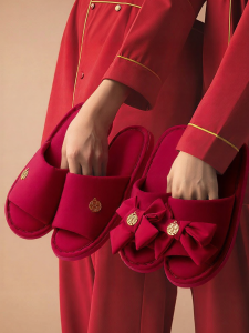 Mercury | Wedding Red Bridal Slippers