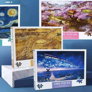 Puzzle 1000 Pieces Adult 8-10 Years Old Children Education Healing Series One Piece Classy Elk High Difficulty Flat Picture Block