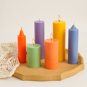 7.5cm/10cm/15cm Cylindrical Candle Molds Flat Top Peaked Cylindrical Candle Making Mold Acrylic Plastic Mould DIY Candles Tool