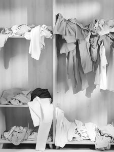 Rising Star Stripe Large-Capacity Zipper Storage Bag Waterproof Foldable Quilt Stripe Thicken Storage Bag Toy Clothes Organizing Bag