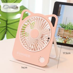 Mini USB Charging Fan High Wind Power Long Battery Life for Students Office Desktop New 2025 Model Small Portable Fan