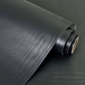 Phim Dán Tường Giả Vân Gỗ Tự Dính Chống Thấm Chống Ẩm Chất Liệu PVC Dùng Cho Ốp Bếp Mặt Bàn & Tân Trang Tủ Bếp