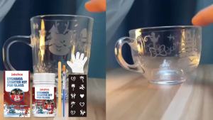 JAKEHOE Glass Etchings Starter Kit DIY Matte Pattern on Glass Cup Bottle Glass Door Car Window Easy to Use Long-lasting Effect