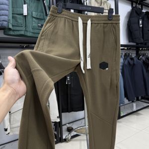 Quần Nỉ Nam Mùa Thu Đông Thoải Mái Co Giãn Đa Năng Quần Dài Ống Rộng Cạp Vừa Thời Trang Thành Phố Chống Nhăn