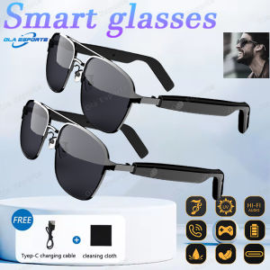 2026 Daily Wear Smart Glasses Bluetooth Audio Music Voice Assistant Lightweight Design UV protection smart Sunglasses SG11pro