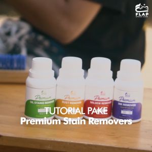 Flap Shoes Care - Rust Cleaner Pembersih Penghilang Noda Karat Pakaian dan Sepatu Kanvas Putih