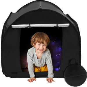 Sensory Tent Foldable Pop Up Tent Portable Oxford Fabric Black Out Kids Indoor Tent for Autistic Children Helps Improve Focus