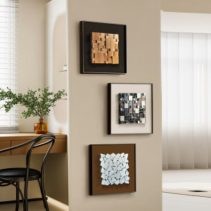 Modern Minimalist Living Room Decorative Painting Three-dimensional Relief Luxury Sensation Hanging Picture Entrance Hallway Passage Wall Art