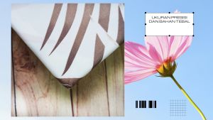 Sprei katun motif flower leaf aesthetic anti geser king size LP