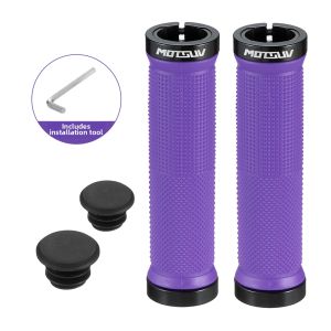 Shock Absorbing Anti-slip Silicone Handlebar Grips for Mountain Bikes
