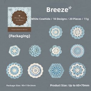 Lace Texture Hollow Notepaper Sticker Decor