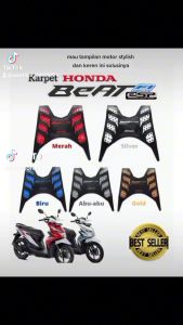 Karpet alas kaki pijakan Motor Beat street Sporty Fi ESP 2013 2014 2015 2016 2017 2018 2019 Injeksi / Karpet Beat Lama FI Esp Beat Street Beat Pop Rubber Stepfloor