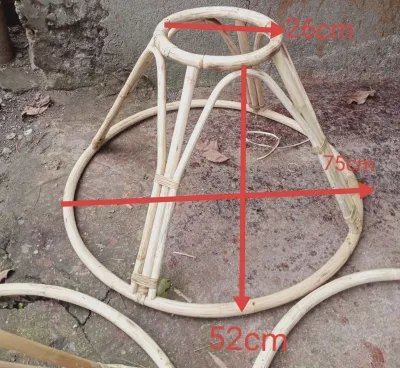 Andador Rattan - wooden baby walker