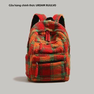 URCDN RDALVO | Ba lô Phong cách Thông thường Dày dặn Dung lượng Lớn cho Học sinh Du lịch Túi Máy tính xách tay