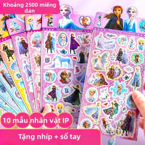 Nhãn Dán Trang Trí Elsa Disney Dễ Thương