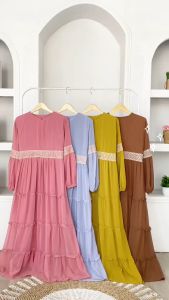 RANIA MAXY DRESS - FLOTTILICIOUS / DRESS KONDANGAN / BAJU WISUDA / FASHION OUTFIT / BABYDOLL CERUTY / BAJU MUSLIM / GAMIS HIJAB
