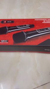 Micro Karaoke Cầm Tay Không Dây DC60 - Có Thể Sạc Lại Thiết Kế Gọn Nhẹ Âm Thanh Trong Kết Nối Xa