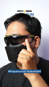Safety Jogger PALO SUN Safety Glasses Dark UV400 EN ISO 16321 Impact-F ANSI Z87.1 Sunglasses