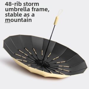 Auto Open Close Sun Protection Strong Windproof Umbrella