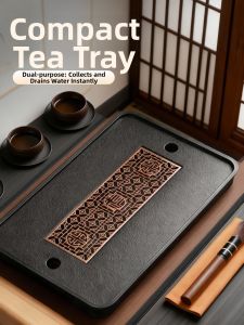 GIANXI | Small New Chinese Tea Tray Water Retaining Dry Tray