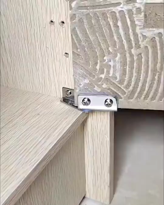 2Sets Glass Cabinet Door Hinges Set No-Hole Display Cabinet Wine Cabinet Glass Door Clamp