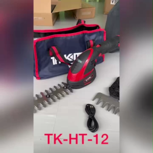 THAKITEC PRO12VMAX เครื่องตัดแต่งกิ่งไม้+เครื่องเล็มหญ้าไร้สาย แบตเตอรี่ลิเธียมไอออน 12VMAX วัสดุทนทาน ครบชุดพร้อมใช้ รุ่น TKHT12