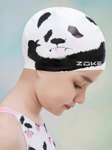 ZOKE | Waterproof Silicone Cartoon Design Non-tight Fitting Swim Cap