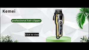 NEW ! Alat Cukur Rambut Kemei KM 1990 Hair Clipper Cordless Alat Cukur Rambut Elektrik CAS LCD Display