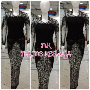 set kebaya besan kebaya pesta + longtorso dan rok prisket
