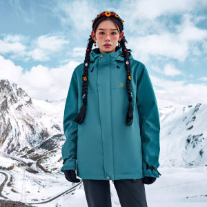 Pioneer camp | Anti-rain Fleece Removable Three-in-One Womens Jacket