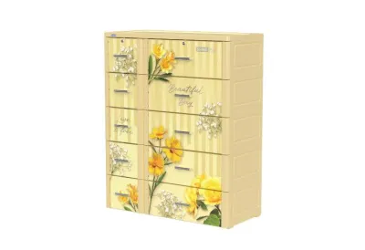 (RÁP SẴN) Tủ nhựa Duy Tân Shino (freeship+lắp ráp miễn phí) 5 tầng 10 hộc kéo (cao130cm ngang109cm sâu48cm) - nội thất Khả Vy