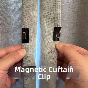 Lightproof Magnetic Curtain Clips