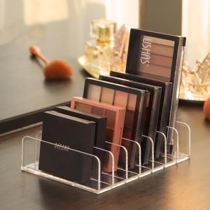Rak Kosmetik Akrilik 7 Grid: Organizer Kosmetik Eye Shadow & Tempat Penyimpanan Make Up