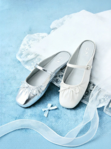Josiny | Bow-toed Low Heel Mary Jane Slipper