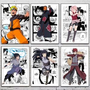 Japanese N-naruto Anime Poster Canvas Art Wall Murals Decor Game Room Decor Gifts Kawaii HD Painting Cat Cars