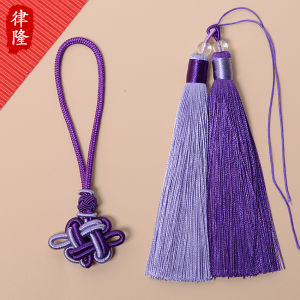 Handทอdiyครึ่งสําเร็จรูปจีนวัสดุพู่ตกแต่งlucky Knotแขวนเครื่องประดับเครื่องประดับรถ