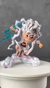action figure koleksi One Piece 96 OP monkey d luffy gear four five nika haki gomu gomu cute mainan toy toys anak one piece action mini figure
