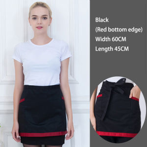 Chef Apron Professional Chef Apron for Men Modern Women for Cooking Restaurant Cafe Waiter Work Home Half Length Apron Striped Apron Restaurant Kitchen Bar Coffee Apron