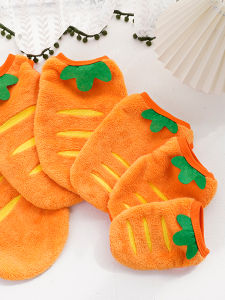 Warm Carrot Clothes for Pets Dogs And Cats Small Size Teddy Bichon Corgi Pomeranian Winter Thermal Apparel Pet Supplies