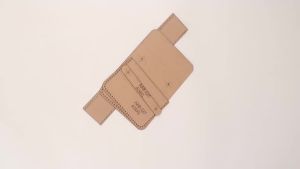 1set DIY Hand Craft Kraft Paper Template Pattern Drawing for Manually Cutting & Sewing Leather Small Storage Bag/Hand Bag