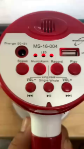 Loa phóng thanh MD-525U 1 Pin âm thanh cực lớn pin trâu dùng lâu trợ giọng hiệu quả bán hàng dạy học cực tiện hot trend