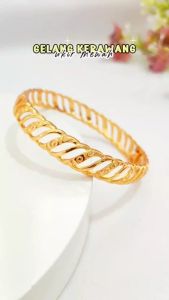 Gelang xuping gelang dewasa lapis emas gold GL 076
