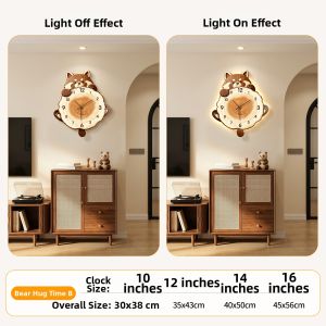 CTYLIGHTZ | Vintage Luxury Creative Light Silent Clock