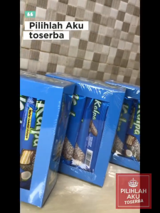 Kalpa Wafer Coklat Kelapa - 1 box isi 12 pcs 24 gr