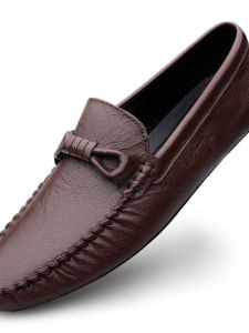 Black Easy-on Casual Loafers Soft Bottom Shoes