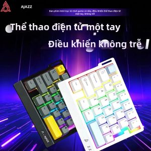 AJAZZ 29 Phím RGB Có Đèn Nền Bàn Phím Chơi Game Có Dây Cơ Khí Công Tắc Từ Tính Có Thể Hoán Đổi Nóng Bàn Phím Một Tay Nhỏ Gọn Esports Cho Máy Tính Laptop Máy Tính Bảng